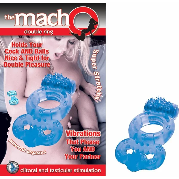 MACHO DOUBLE RING BLUE