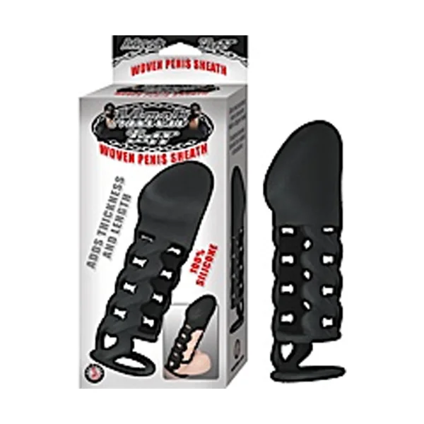 Mack Tuff Woven Penis Sheath - Black