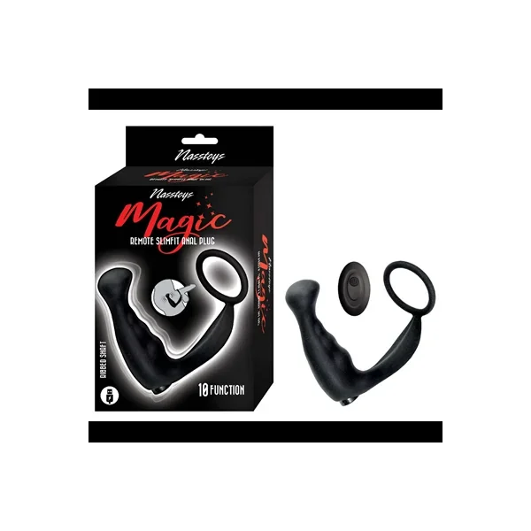 Magic Remote Slimfit Anal Plug – Black
