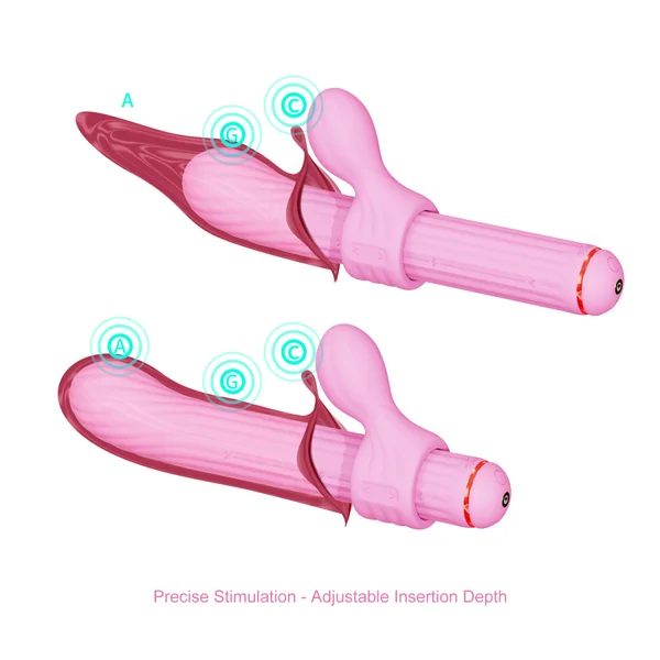 MAGIC STICK S1 PLUS MULTI FUNCTIONING VIBE PINK (NET)