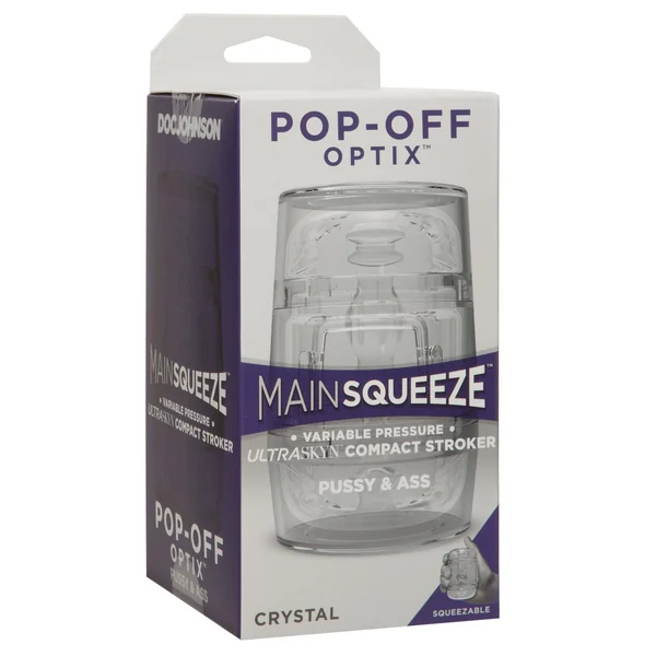 Main Squeeze Pop Off Optix - Crystal Pussy & Ass