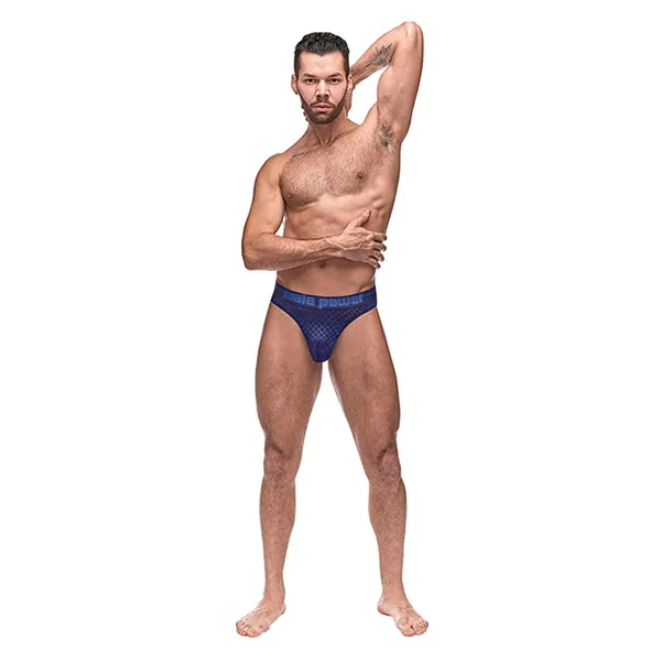 Male Power Diamond Mesh Bong Thong