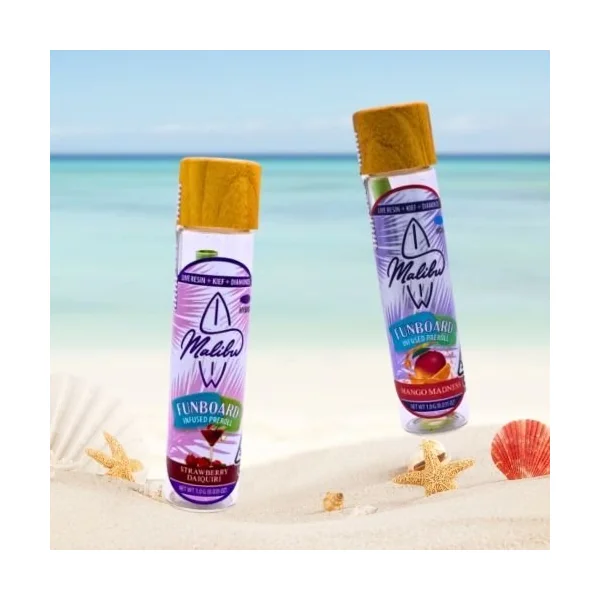 Malibu THC-A Diamond 1g Pre Roll Bubble Gum Kush