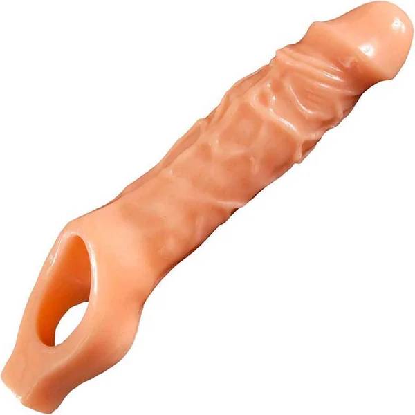 Mamba Penis Extension Sleeve 6.5 Inch Tan Cock Sheath