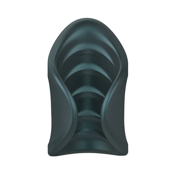 Manwan Starter Travel Vibrating Masturbator - Pine Grey