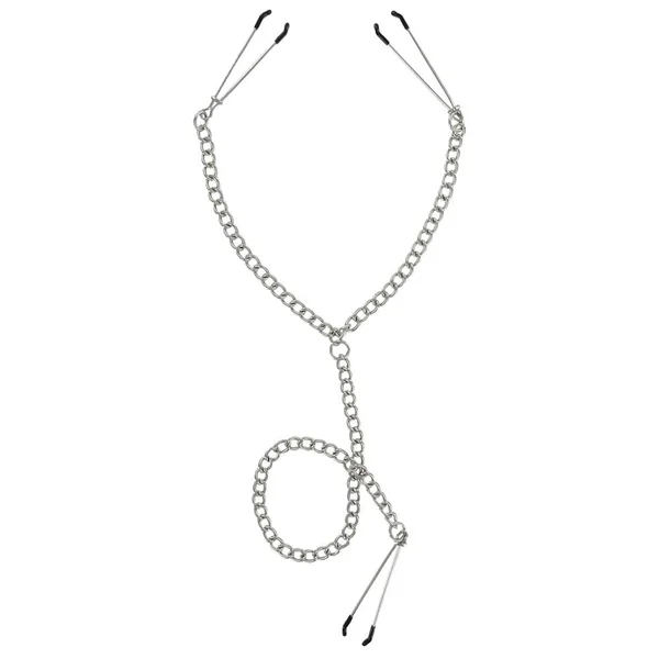 Master Series Anais Y-Style Nipple To Clit Vice Tweezer Clamps