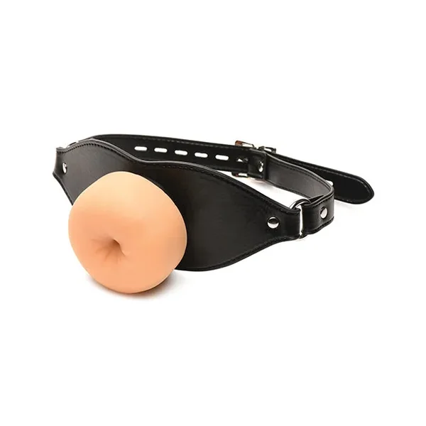 Master Series Ass Face Mouth Gag – Light/Black