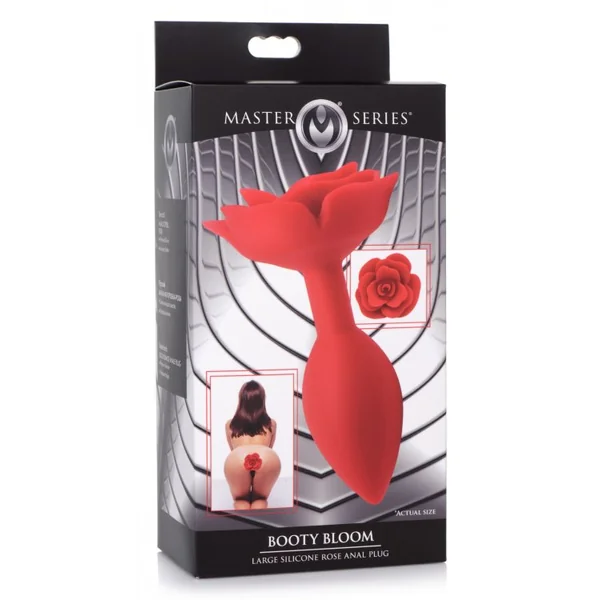 MASTER SERIES BOOTY BLOOM ROSE ANAL PLUG LARGE