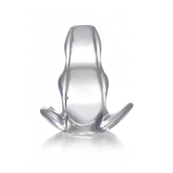 MASTER SERIES CLEAR VIEW HOLLOW ANAL PLUG SMALL