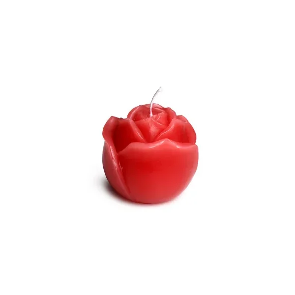 Master Series Flaming Rose Drip Candle, Red