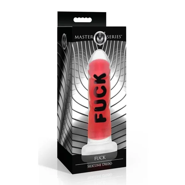 Master Series FUCK Silicone Dildo