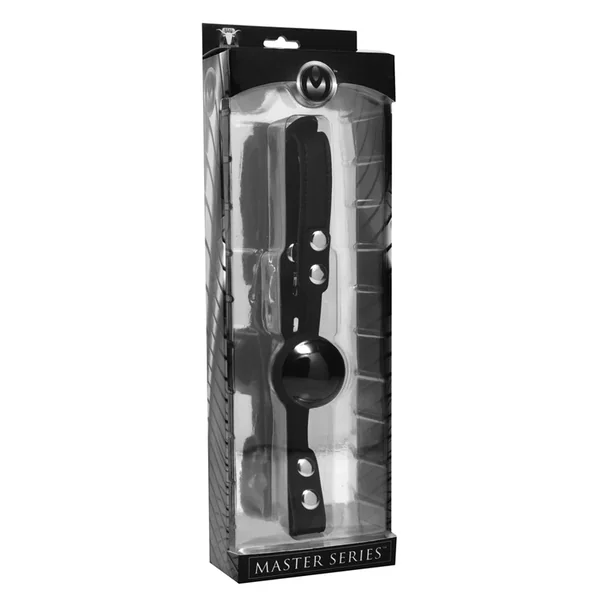 Master Series Hush Locking Silicone Comfort Ball Gag