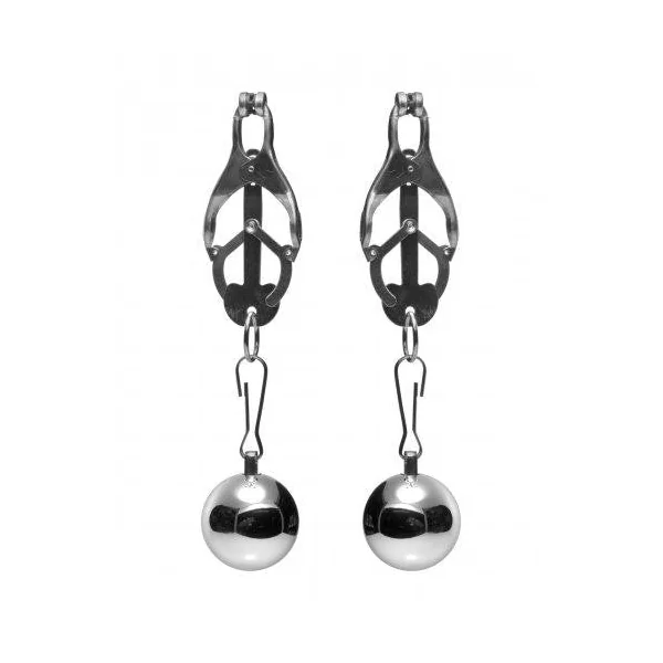 Master Series Monarch Weighted Nipple Clamps