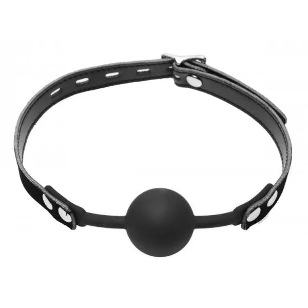 Master Series Premium Hush Silicone Ball Gag