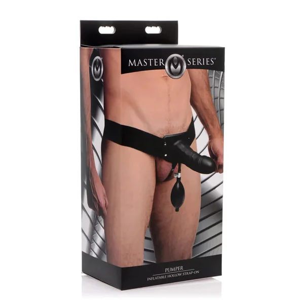 Master Series Pumper Inflatable Hollow Strap-On