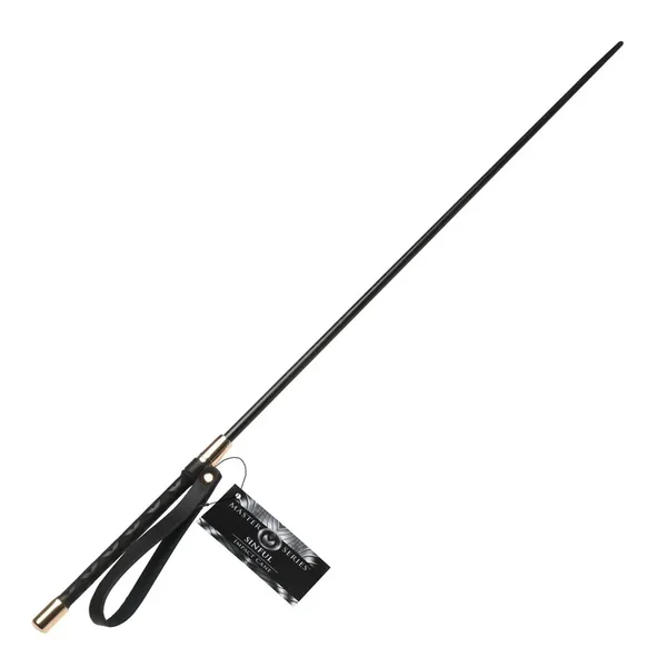 Master Series Sinful Impact Cane – Black Plastic Cane Whip