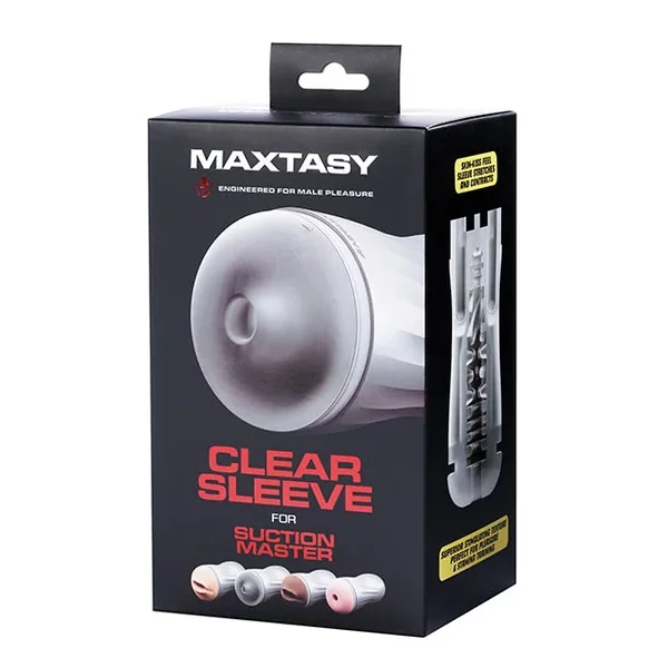 Maxtasy Suction Master Series Sleeve – Standard Clear