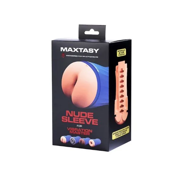 MAXTASY VIBRATION SLEEVE REALISTIC NUDE REPLACEMENT