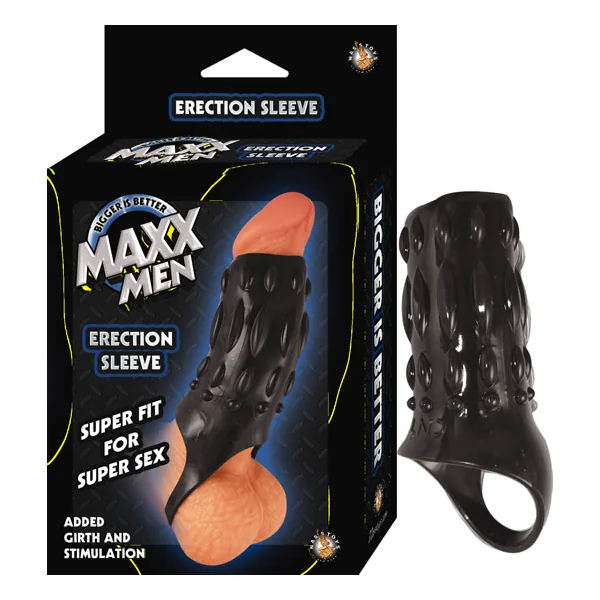 MAXX MEN ERECTION SLEEVE BLACK