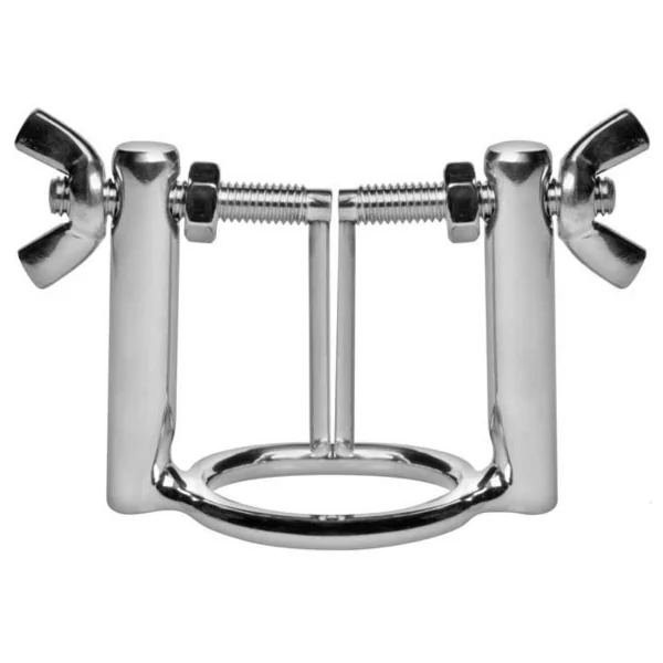 METAL HARD - GLAND RING WITH URETHRAL DILATOR PRESS