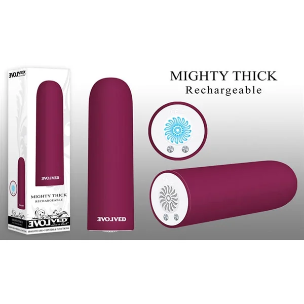 Mighty Thick Vibrating Bullet by Evolved
