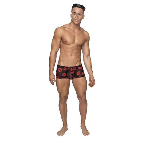 MINI SHORT SHEER LIPS BLACK MEDIUM