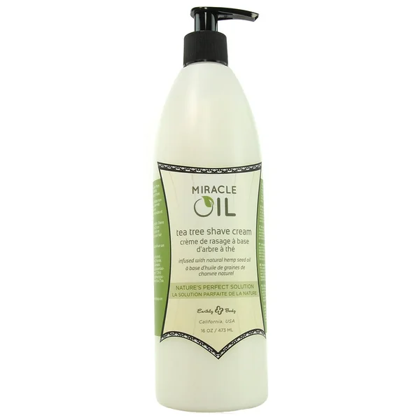 Miracle Oil Tea Tree Shave Cream in 16oz