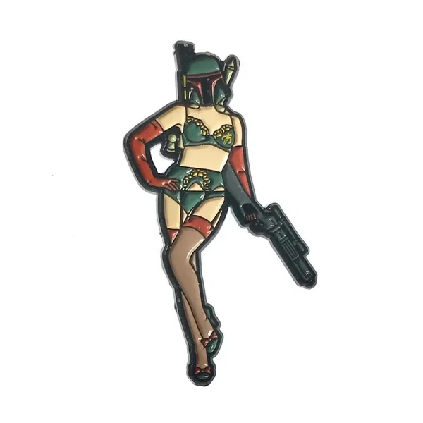 Miss Fett Enamel Pin