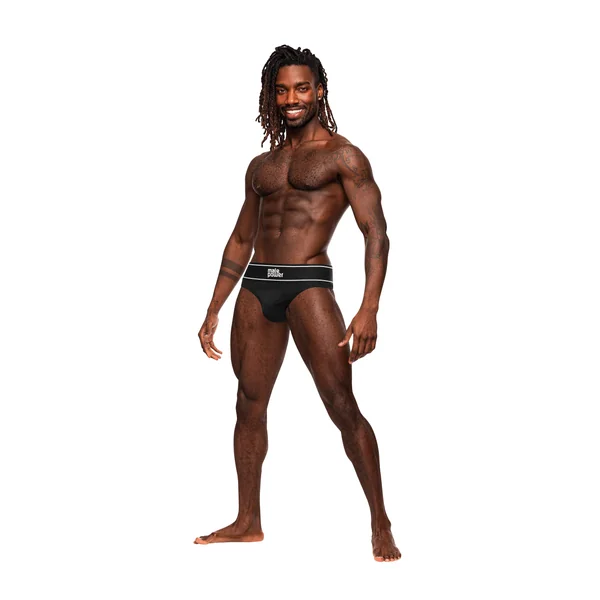 Modal Rib Bong Thong - X-Large - Black