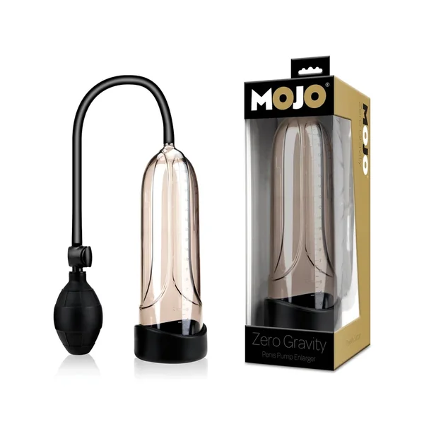 Mojo Zero Gravity Penis Pump Enlarger – Black/Smoke