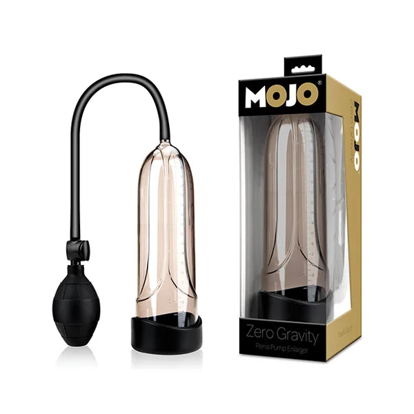 Mojo Zero Gravity Penis Pump Enlarger - Black-smoke