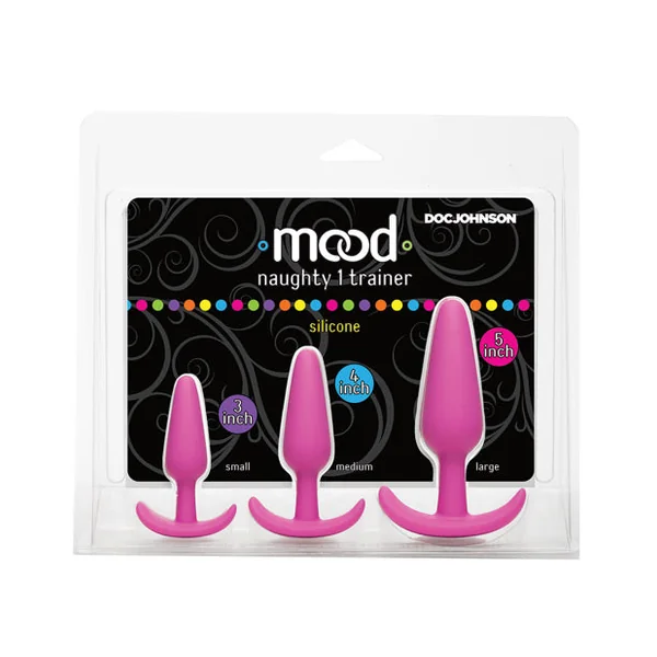 Mood Naughty 1 Anal Trainer Set - Pink Set Of 3