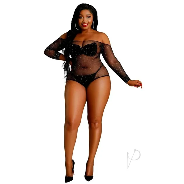 Moonlight Plus Model 09 Sexy Women Bodystocking Bodysuit Lingerie Nightwear