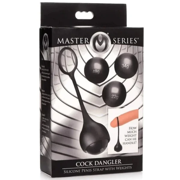 MS “Cock Dangler” Silicone Penis Strap w/ Weights