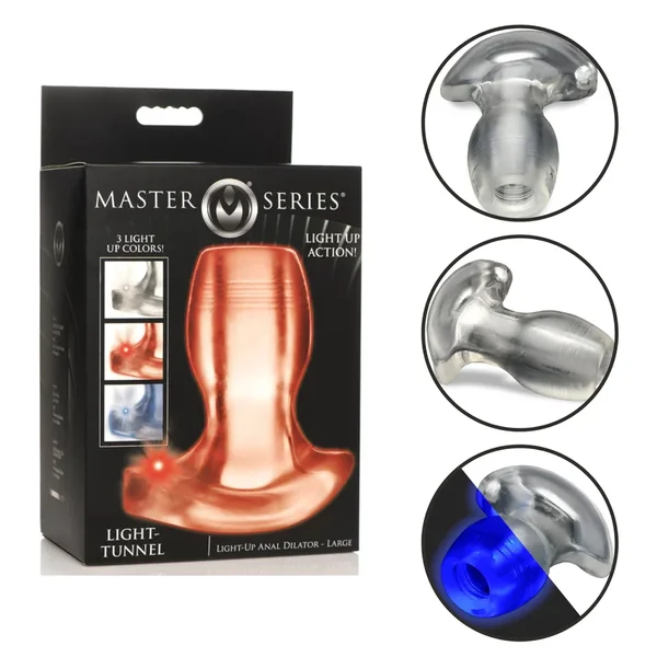 Ms Light Tunnel Anal Preparation Dilator Large Butt Plug