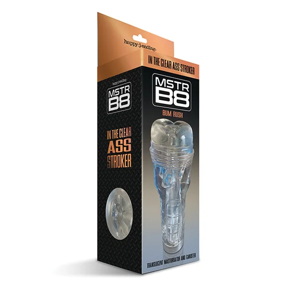 MSTR B8 IN THE CLEAR ASS STROKER