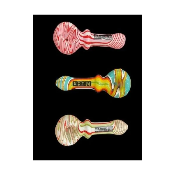 Muda Hand Pipe Colored Swirl Mix