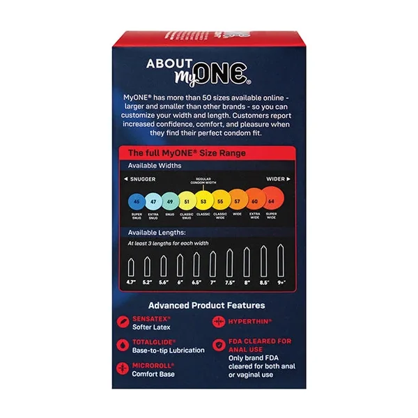 My One Super Wide & Long Condoms – Pack of 10