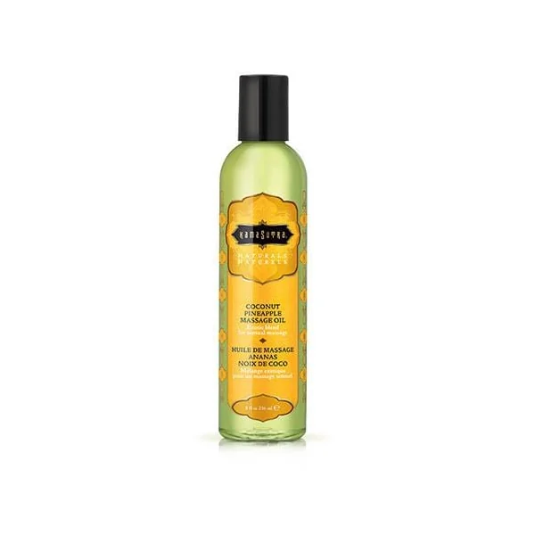 Naturals Massage Oil - Coconut Pineapple 8 Fl Oz