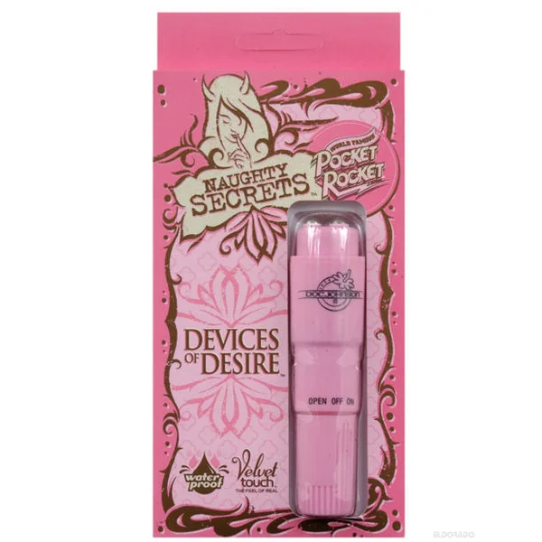 Naughty Secrets Devices Of Desire Pocket Rocket - Pink