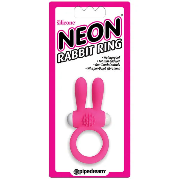 Neon Rabbit Ring - Pink