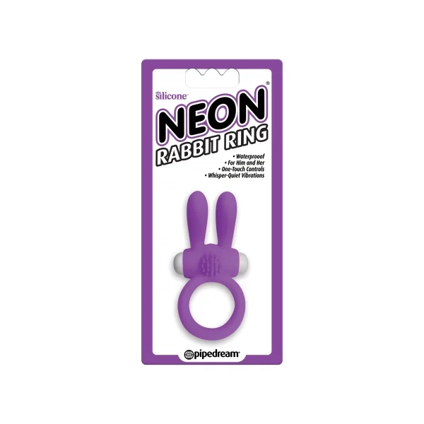 NEON RABBIT RING PURPLE