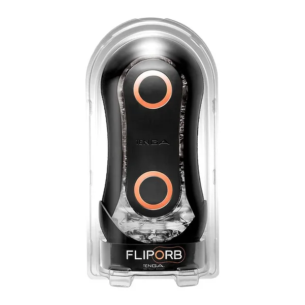 NEW Tenga Flip Orb Strong Orange Crush Stimulation 7” Men Masturbator Sex Toy