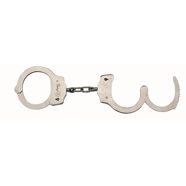 NICKEL DUAL LOCKING HANDCUFFS