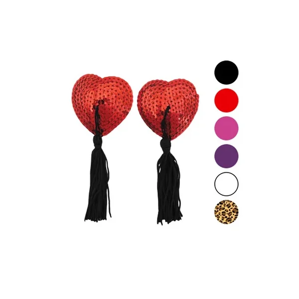 Nip002 Heart Shape Nipple Tassels