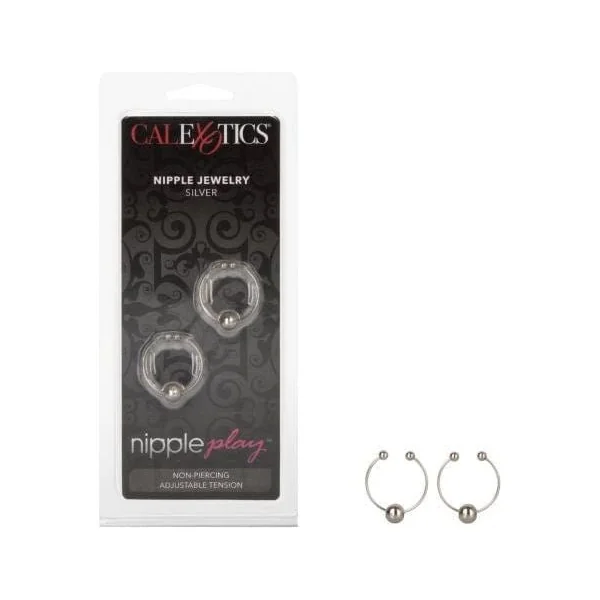 Nipple Clamps - Nipple Play - Nipple Jewelry Silver