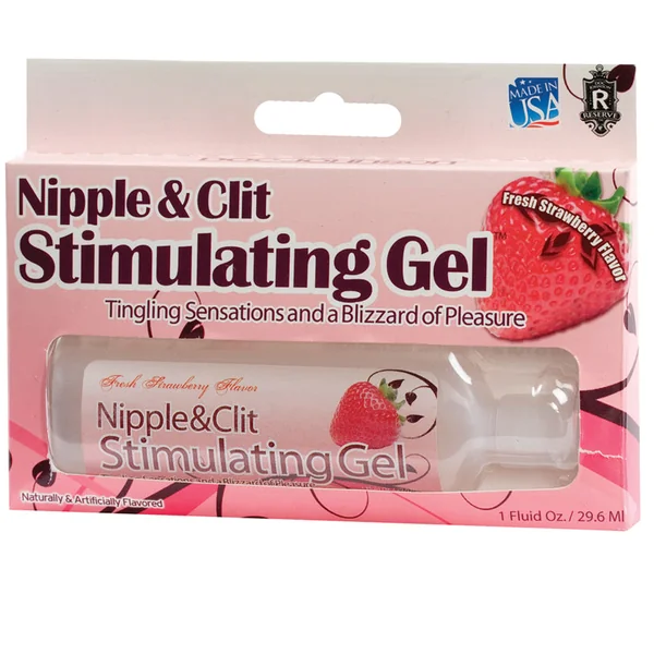 Nipple & Clit Stimulating Gel Fresh Strawberry