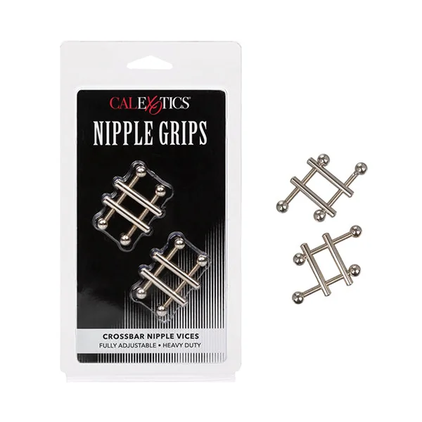 Nipple Grips Crossbar Nipple Vices - Silver