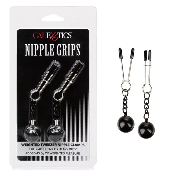Nipple Play® Nipple Grips Weighted Tweezer Nipple Clamps