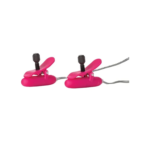 Nipple Play Vibrating Heated Nipple Teasers – Pink